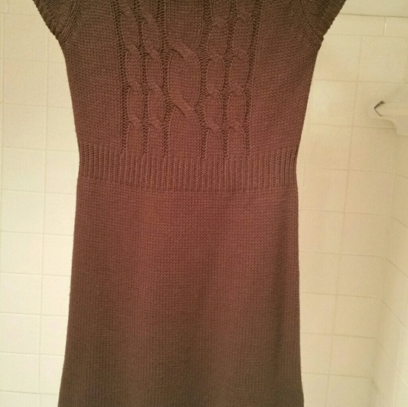 Brown Sweater Dress - Picture 5 of 6